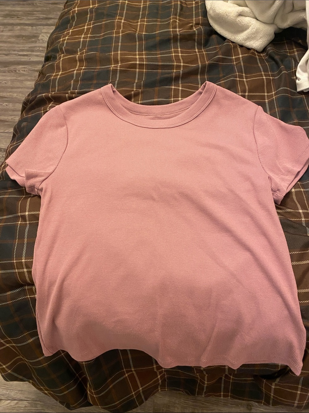 Women's Short Sleeve Ribbed Tee